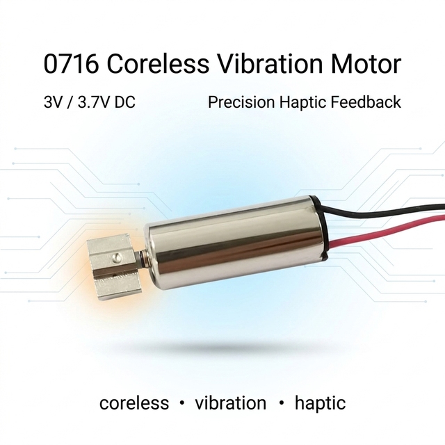 Powerful 0716 Coreless Vibration Motor 3V 3.7V DC Micro Pager Electric Strong Haptic Miniature Massager Beauty Tool Parts