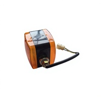 Feu de signalisation latéral double ambre LED 85 mm étanche 12-24 V pour chariot élévateur KaiHua KH-JSD