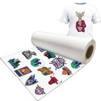 Vinyle thermocollant imprimable éco-solvant anti-sublimation pour impression sur tissu noir foncé pour t-shirts
