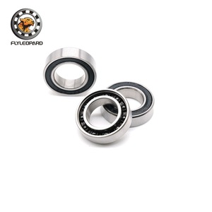 Rodamiento de bolas de cerámica Flyleopard 17287 17x28x7mm, diseño abierto de ranura profunda, rodamiento híbrido de acero para buje de bicicleta de montaña - Product Image 1