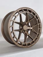 Jantes en alliage d'aluminium forgé monobloc Yufei 20x9.0 ET30mm 5x112 à cinq branches directionnelles pour VW Tiguan 2019