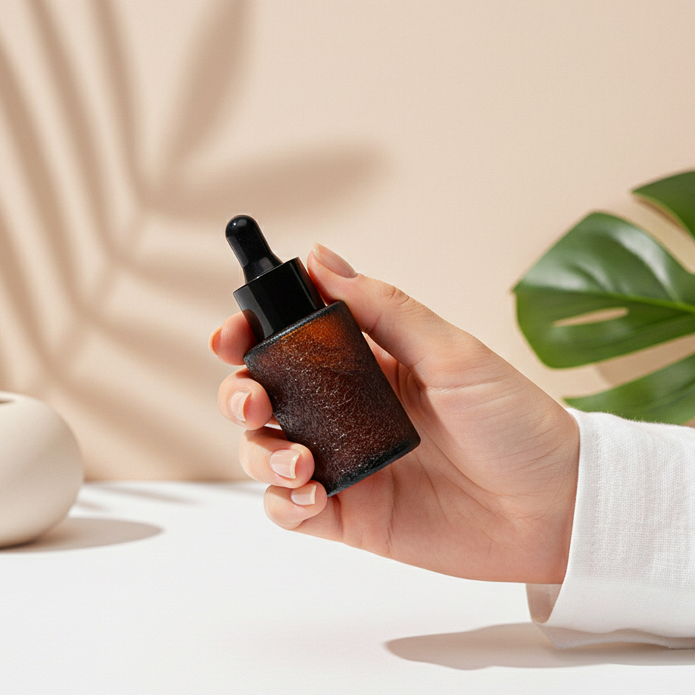 custom mold glass bottles with droppers 60 ml