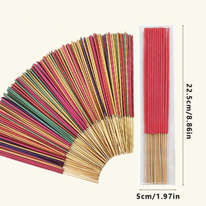Grenzüberschreitender Bestseller: 10 Duftrichtungen Bambus-Räucherstäbchen, 20er Pack Weihrauch & Weißer Salbei Duftkerzen für Heimdekoration - Product Image 4