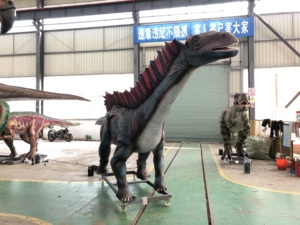 โมเดลไดโนเสาร์อะมาคาซอรัสเหมือนจริงทำจากซิลิโคนเทียมสำหรับตกแต่งสวนผจญภัยในร่มห้างสรรพสินค้า - Product Image 6