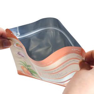 Emballage personnalisé pour <span class=keywords><strong>masque</strong></span> cosmétique pour les pieds, pochette refermable à fermeture éclair trois côtés en aluminium Mylar pour <span class=keywords><strong>masque</strong></span> en feuille - Product Image 3