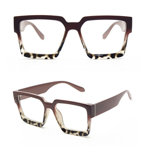 Lunettes <span class=keywords><strong>de</strong></span> <span class=keywords><strong>vue</strong></span> œil-<span class=keywords><strong>de</strong></span>-chat en <span class=keywords><strong>plastique</strong></span> pas chères pour femmes, monture large, anti-lumière bleue, colorées et tendance, vente en gros - Product Image 2