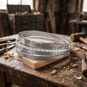 ใบเลื่อยสายพานแบบแบ่งส่วนสำหรับงานไม้ ยี่ห้อ Timber Woodworking Sawmill OEM ฟันแข็งเชื่อมด้วยความถี่สูง ปรับแต่งได้ตามต้องการ สำหรับเลื่อยไม้ - Product Image 1
