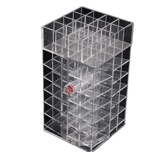 TMJ-986 New Arrivals Acrylic Nail Art Display Storage Box Acrylic Lipstick Display Stand Box Acrylic Jewelry Display Case Rack