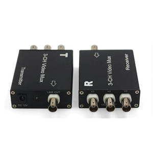 3 kanalen BNC camera video converter transmissie immuniteit coaxiale 3ch <span class=keywords><strong>CCTV</strong></span> video multiplexer voor CVBS camera - Product Image 4