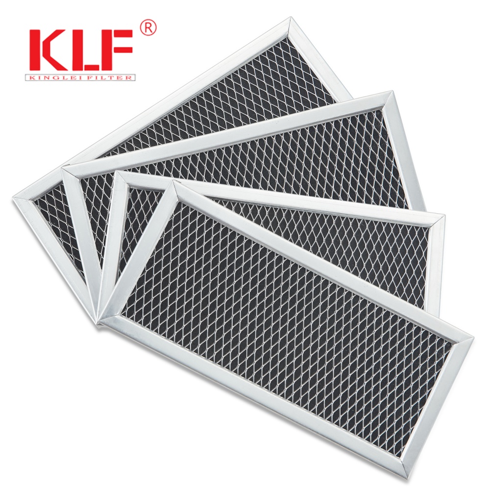 Filtre De Hotte De Cuisine En Maille Aluminium – 325 X 340 X 9 Mm – Lot De 2 – Filtration Graisse 5 Couches