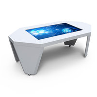 Le plus récent prix 55 pouces maison intelligente produit multi-fonction écran tactile table ordinateur 10 points table interactive capacitive