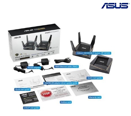 WHOLESALE for ASUS Gaming Route WiFi 6 Gaming Mesh Router (2 Pack) Tri-Band Gigabit Wireless Internet Router