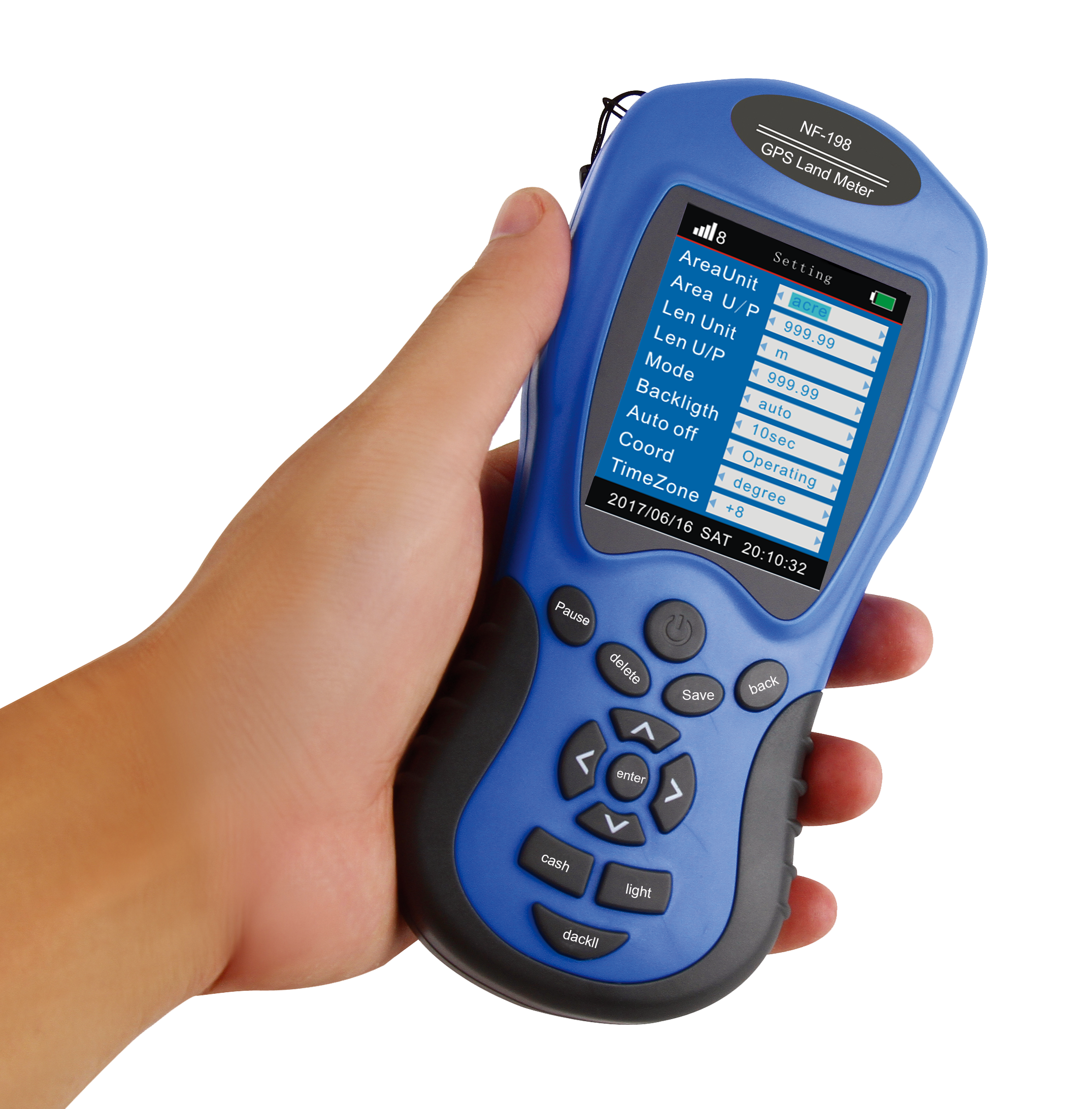 VENDEUR CHAUD! Main Tenir Terrestre GPS Instrument De Mesure de Ferme Arpentage Et Cartographie Zone Mesure Compteur GPS