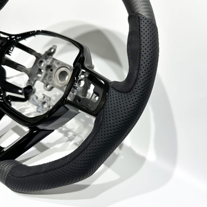 Volante de Fibra de Carbono para <span class=keywords><strong>Honda</strong></span> <span class=keywords><strong>Civic</strong></span> 10ª y 11ª Generación (2009-2019), Estilo Mugen Mate, Envío Rápido, Gran Venta - Product Image 2
