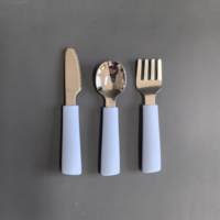 Ensemble de 4 bols pour bébé en acier inoxydable de qualité alimentaire, couverts pour enfants, assiette d'alimentation en silicone avec ventouse