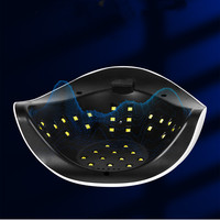 Lampe à ongles UV LED 168W, séchage rapide, avec support pour téléphone, 36 LED, 4 minuteurs, lampe professionnelle pour nail art, pour salon