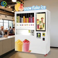 Distributeur automatique de crème glacée robotisé, machine à crème glacée molle automatique de Chine, machine à fabriquer la crème glacée à vendre