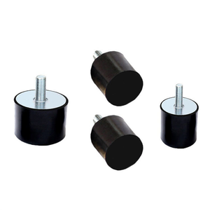 工业设备用圆柱形橡胶减震器螺纹式隔振器减震器 - Product Image 5