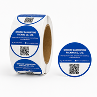 Fabricant d'étiquettes de sécurité autocollantes anti-effraction personnalisées, en vinyle PET, imperméables, avec code-barres et code QR, anti-contrefaçon