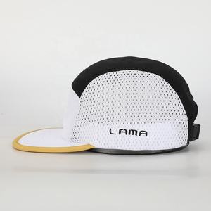 BSci कस्टम डिजाइन कढ़ाई लोगो मुद्रण 5 पैनल शिविर कैप, स्पोर्ट्स रनिंग कैमपर टोपी, हल्के आउटडोर कैंपिंग कैप - Product Image 3