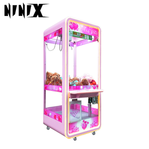 Grúa de Arcade que funciona con monedas, juguete de peluche y máquina de garra aceptadora de boletos - Product Image 2