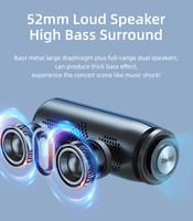 Haut-parleur extérieur haute puissance Premium S514 10W, étanche IPX5, batterie 1500mAh, double haut-parleur de 52 mm, caisson de basses sans fil