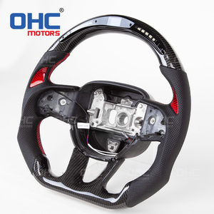 <span class=keywords><strong>Volante</strong></span> LED de fibra de carbono para coche, <span class=keywords><strong>volante</strong></span> para dodge Challenger Charger Jeep SRT 2015 - Product Image 4