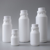 Bouteille en plastique HDPE agricole à bouchon à vis large, ouverture et fermeture rapides, pour produits chimiques agricoles, vente en gros, directement de l'usine