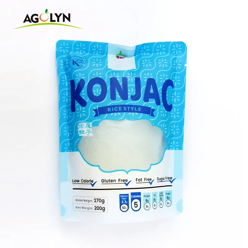 Agolyn venda direta de fábrica saudável baixa gorda rápida comida konjac macarrão arroz