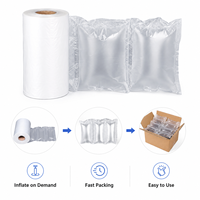 Film gonflable perforé en PE à déchirement facile pour rembourrage de cartons, rouleaux de coussinets de protection, conception à découpe précise