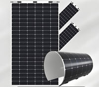 Panneau solaire flexible mono ETFE de fabrication chinoise, Bifi 10W-400W, module solaire pliable ETFE mono pour camping-car, marine, kit solaire hors réseau complet.