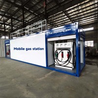 Station de ravitaillement mobile personnalisée, station de ravitaillement portable avec réservoir de stockage de carburant pour le ravitaillement des flottes