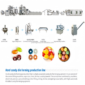 Hochwertige Vollautomatische Kettenformmaschine zur Herstellung von Hartbonbons Lollipop-Bonbon-Ausrüstung Bonbonmaschine mit Kernfüllung - Product Image 4