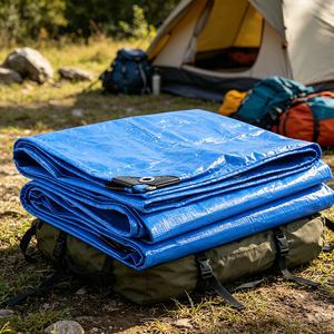 Bâche imperméable en PE pour jardin, extérieur, camion, bateau, niche pour <span class=keywords><strong>chien</strong></span>, <span class=keywords><strong>voiture</strong></span> - Product Image 1