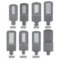 Lampe solaire de rue LED en aluminium moulé sous pression, haute luminosité, étanche, Laihong Industrial, 30W-200W, IP66, extérieur, garantie 5 ans