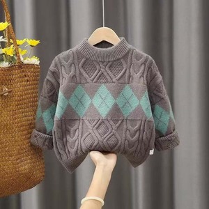 <span class=keywords><strong>Pull</strong></span>-over pour garçon, nouvelle version coréenne 2026, élégant, automne-hiver, chaud, couche de base, grande taille pour garçons - Product Image 5