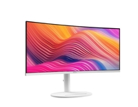 MSI 34 pouces Quasi-4K 120Hz 1ms TYPE-C 98W prend en charge l'écran incurvé HDR 1500R écran de moniteur blanc pour bureau de jeu à domicile MD342CQPW