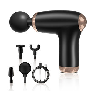 2024 portátil Mini pequeña pistola de masaje Usb tejido profundo vibración cuerpo masajeador Facial de mano profesional músculo cabeza masaje - Product Image 1