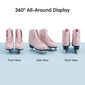 Patins à <span class=keywords><strong>glace</strong></span> de vitesse respirants, multi-tailles, pour activités sportives de plein air, en matériau PU durable - Product Image 5