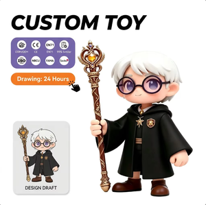 OEM ODM Maßgefertigte Cartoon-Figur Zauberer Actionfiguren Hochwertige PVC-Sammelfiguren für Anime-Fans Herstellung - Product Image 1