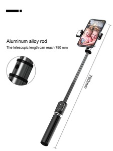 Nuovo P70D luce di riempimento Video supporto universale direzione regolabile <span class=keywords><strong>Smartphone</strong></span> stabilizzare Selfie Stick bastone treppiede Selfie Stick - Product Image 5
