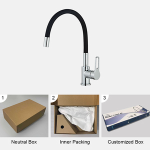 Nouvelle conception Robinet de cuisine en laiton avec silicone flexible, rotation à 360°, eau froide et chaude FW21C535-2 Skin Water FW21C535-2 - Product Image 6