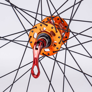 ZTTE1ペア自転車ホイールハブ串クイックリリース超軽量MTBマウンテンバイク自転車串QR100mm135mmハブ用9mm5mm