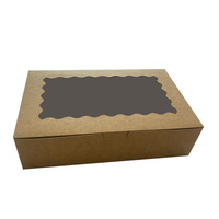 Boîte à dessert en papier kraft biodégradable personnalisée Kailiou pour bonbons, macarons, cupcakes, emballages de beignets pour l'emballage alimentaire