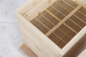 Ruche en bois pour apiculture, 10 cadres, en pin, boîte à abeilles australienne avec <span class=keywords><strong>toit</strong></span> métallique - Product Image 2