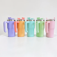 Tasse isolante vierge à sublimation de 20oz Tasses de voyage isolées à double paroi en acier inoxydable avec poignée