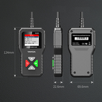 Lector de Códigos OBD2 YA106 y Probador de Batería 12V Herramienta de Diagnóstico Universal para Automóviles para Detección de Fallas