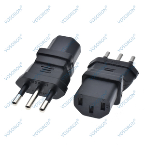 Adaptador de Enchufe YL-4512 IEC 60320 C13 a Enchufe Italiano (CEI 23-16) - Product Image 4