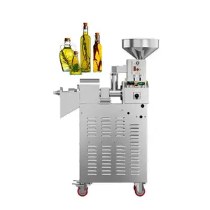 Full stainless steel small cooking oil making coconut sunflower oil pressing machine extraction oil filter