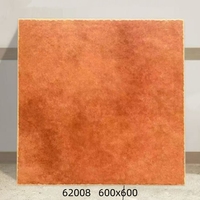 Carrelage en céramique terracotta mat 600x600mm, moderne, antibactérien, antidérapant, résistant à l'usure, pour salle de bain, cuisine, extérieur, supermarché